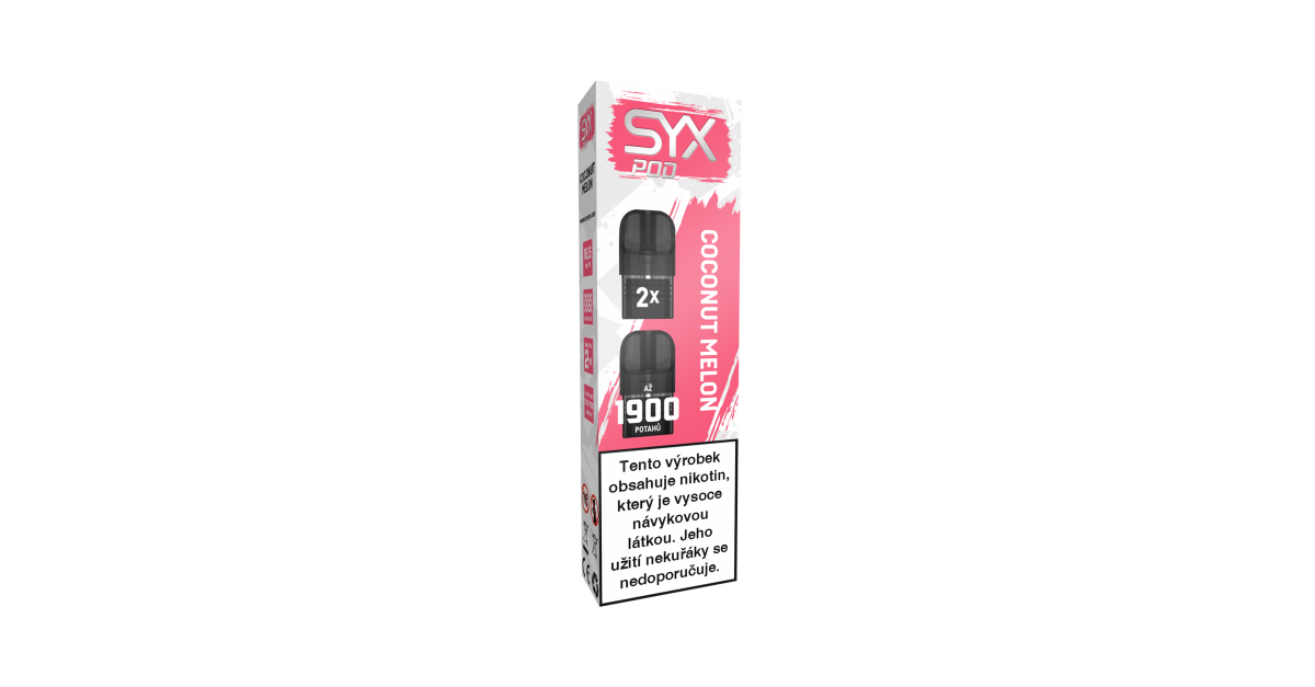 SYX POD Náplň Coconut Melon 16.5mg 2x2ml